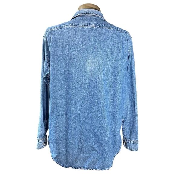 Vintage 90’s Big Mac Denim Button Up Shirt - Picture 2 of 6